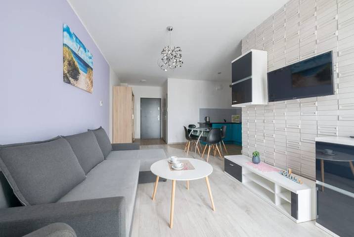 Vacation rental for 4 people, with balcony/terrace, kid friendly in Pomerania