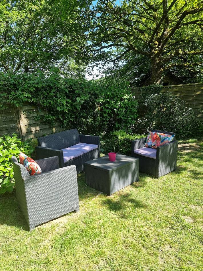 Casa de vacaciones «Gîte La Longère de Brocéliande» con jardín privado in Paimpont, Región de Rennes