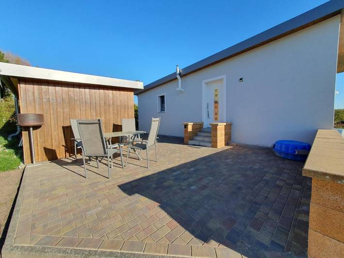 Ferienhaus für 4 Personen, mit Balkon und Terrasse sowie Garten und Seeblick an der Bleilochtalsperre - 4