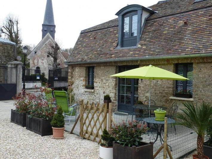 Location de vacances pour 5 personnes, avec Terrasse à Mareil-le-Guyon