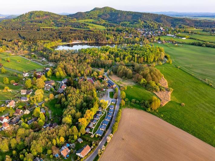 Camping für 5 Personen, mit Terrasse, mit Haustier in Tschechien