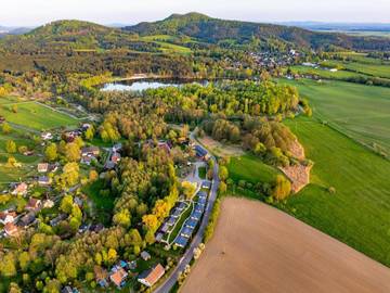 Camping für 5 Personen, mit Terrasse, mit Haustier in Tschechien