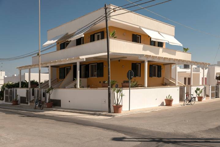 Ferienwohnung für 4 Personen, mit Garten in Torre San Giovanni