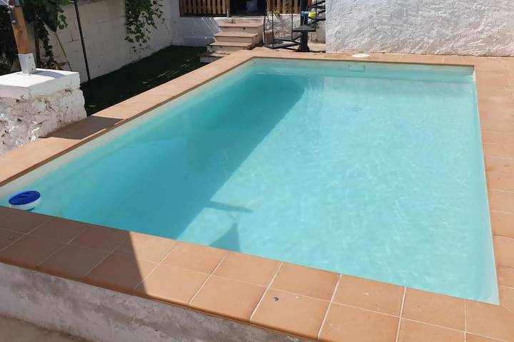 Casa de vacaciones para 8 personas, con piscina además de vistas y jardín, Familias con niños en Corredor De Almansa - 4