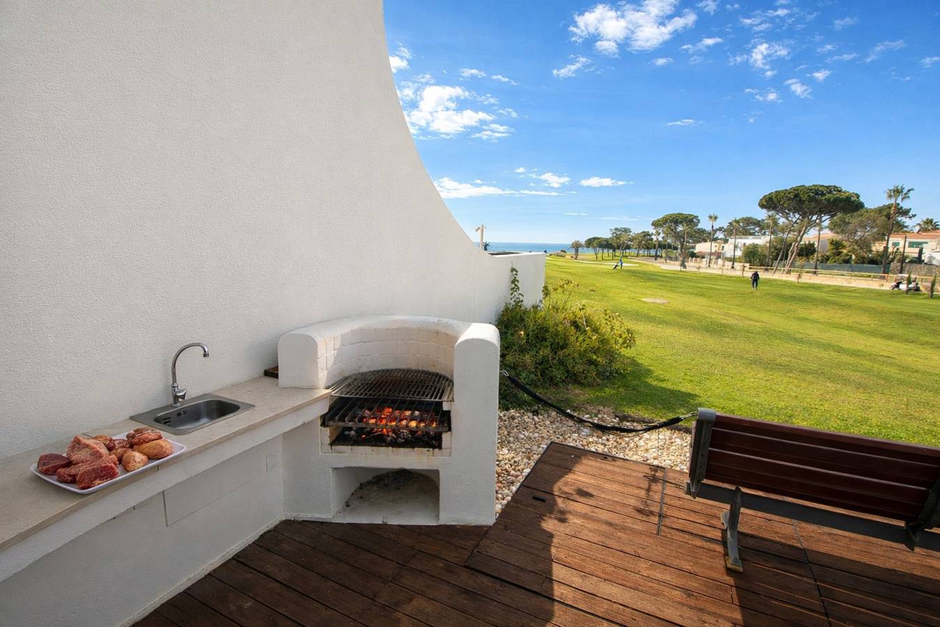 Ferienhaus für 6 Personen mit Balkon in Vale do Lobo, Almancil