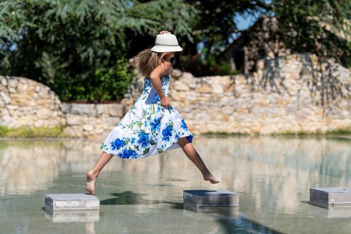 Maison de vacances pour 5 personnes, avec Terrasse et Jardin ainsi que Piscine et Vue