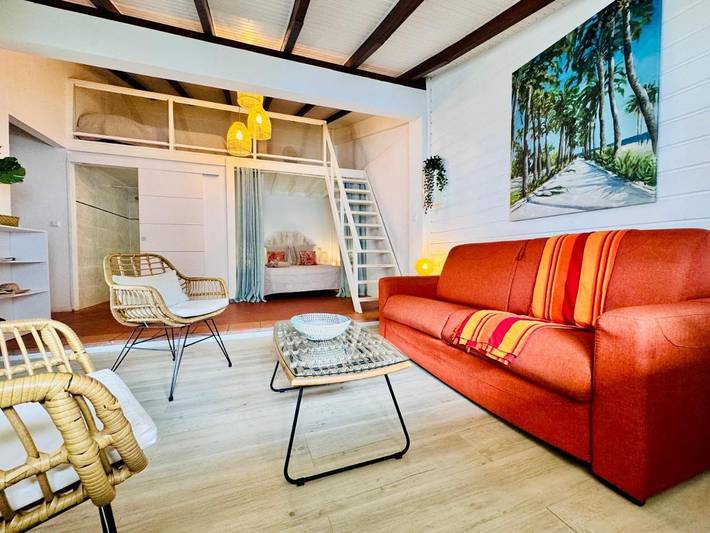 Appartement de vacances pour 6 personnes, avec jardin ainsi que terrasse et piscine - 1