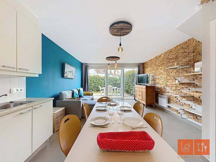 Maison de vacances pour 5 personnes, avec terrasse et jardin, adapté aux familles à Wimereux