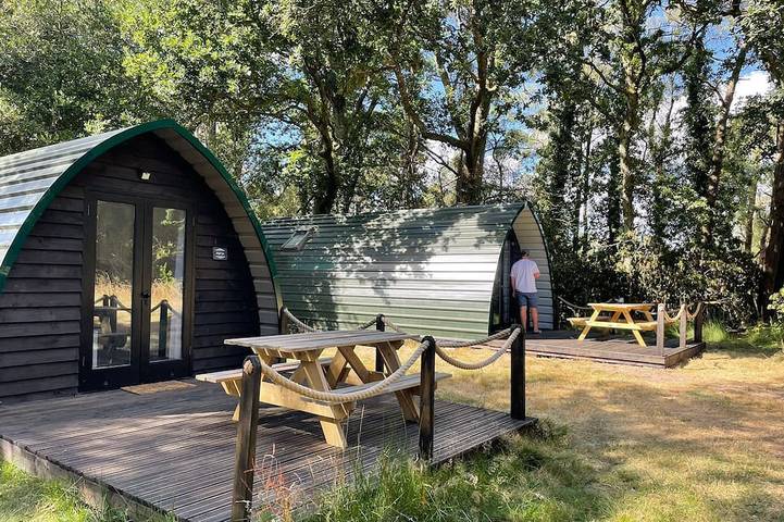 Blokhut voor 4 personen, met balkon en tuin in Dorset