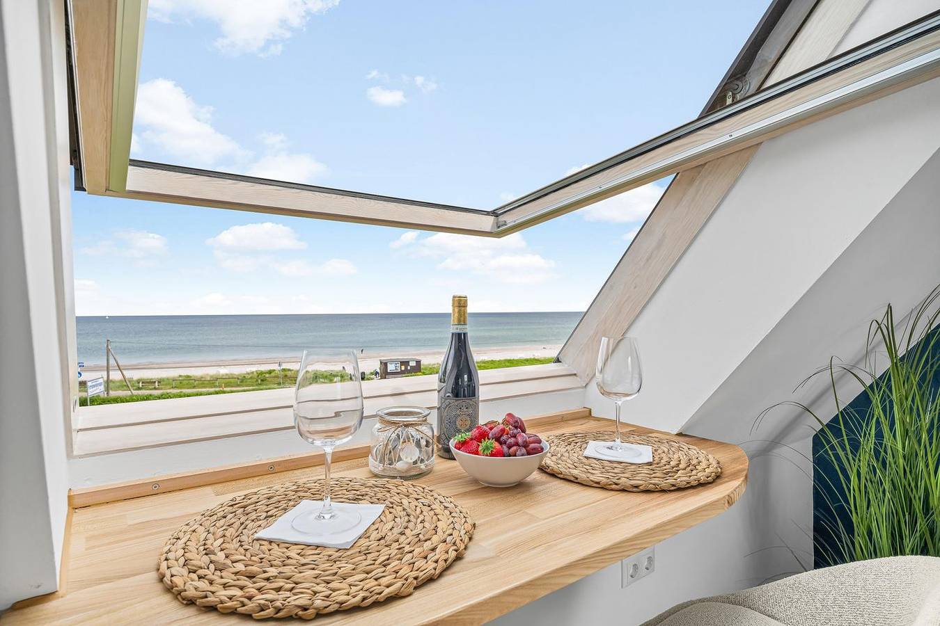 Ganze Wohnung, Strandloft Kronsgaard - Meerblick, Aktivraum, Spielplatz, Balkon in Kronsgaard, Schleswig-Flensburg