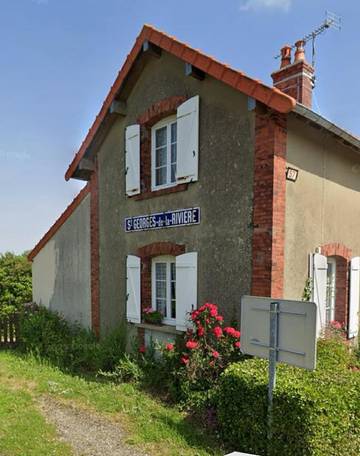 Gîte pour 6 personnes, avec terrasse et jardin, animaux acceptés à Saint-Georges-de-la-Rivière