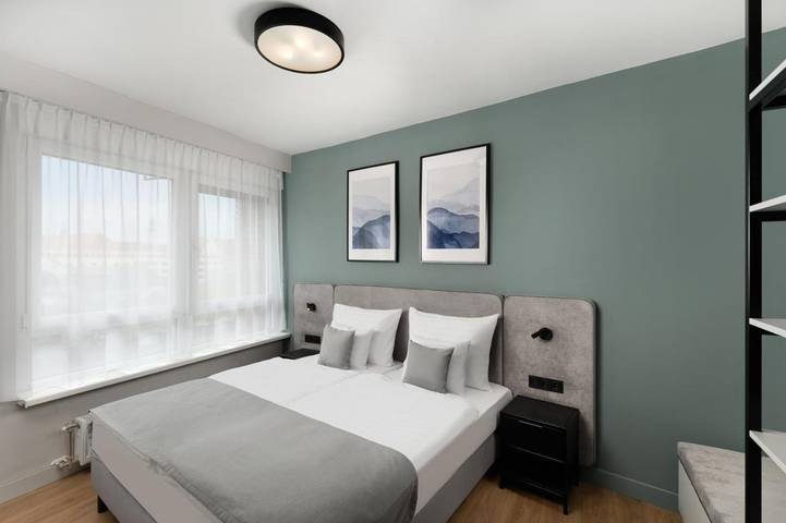 Apartahotel para 3 personas, con vistas en Budapest