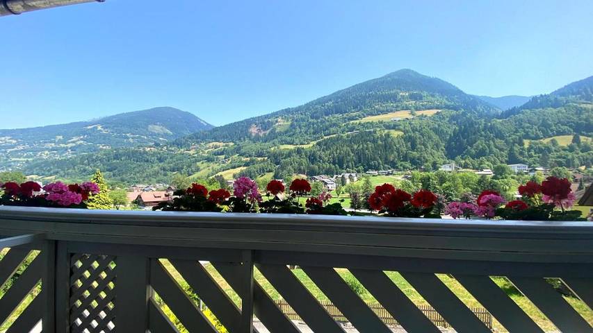 Ferienhaus für 4 Personen, mit Ausblick und Garten in Feld am See