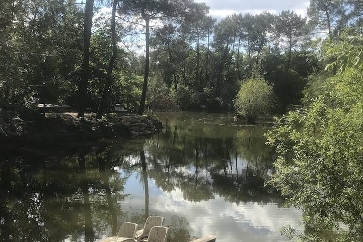 Cabane en bois pour 6 personnes, avec jardin et jacuzzi - 1