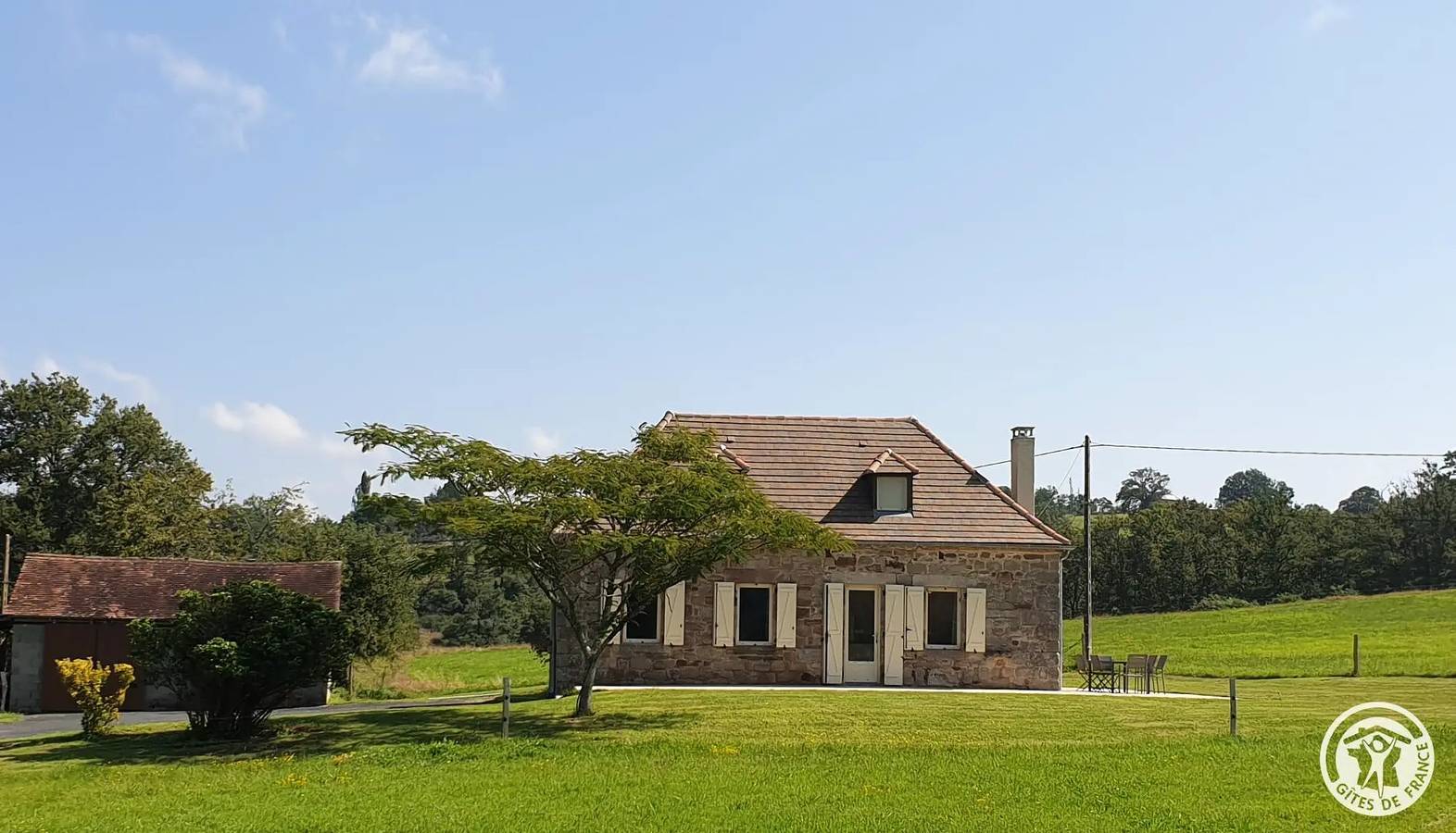Gîte de France 6 personnes in Végennes, Région de Brive-la-Gaillarde