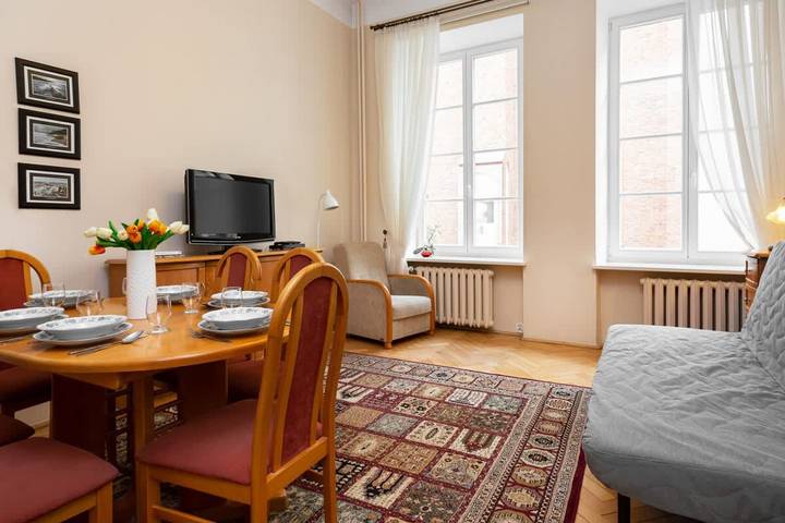 Apartment for 6 people in Warsaw