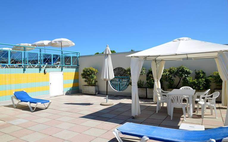 Appartamento per 4 persone, con Vista oceano e Balcone/Terrazza nonché Giardino a Bibione Pineda