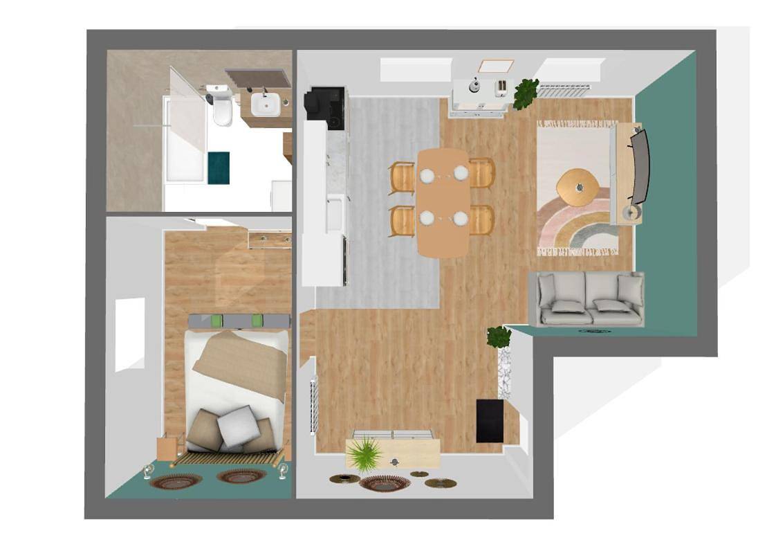 Appartement entier, La Vue Royale - Face château - Centre-ville - 4 personnes in Pau, Béarn