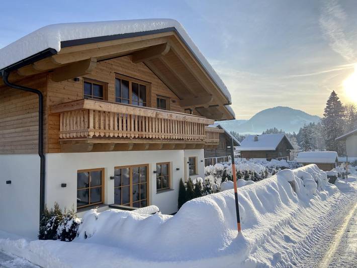 Chalet für 10 Personen, mit Sauna und Balkon sowie Garten