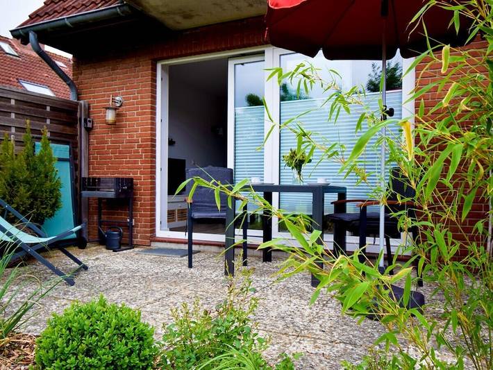 Gemütliche Ferienwohnung mit Terrasse in der Nähe des Stadtzentrums von Garding und zahlreicher Restaurants in Garding, Eiderstedt