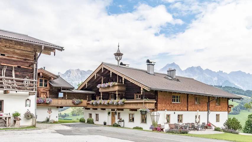 Bauernhof für 4 Personen, mit Terrasse und Garten sowie Sauna