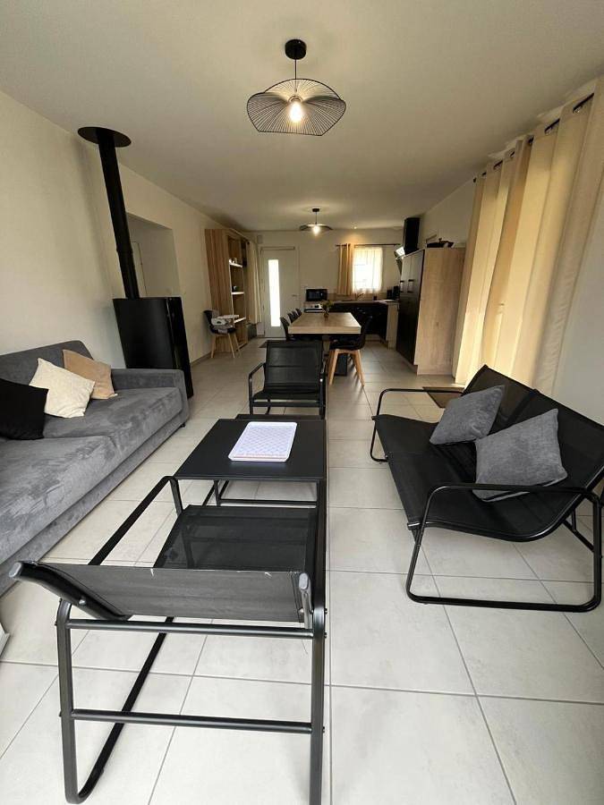 Maison de vacances pour 9 personnes, avec vue et jardin