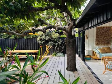 Gîte pour 8 personnes, avec terrasse et jardin à Carcans
