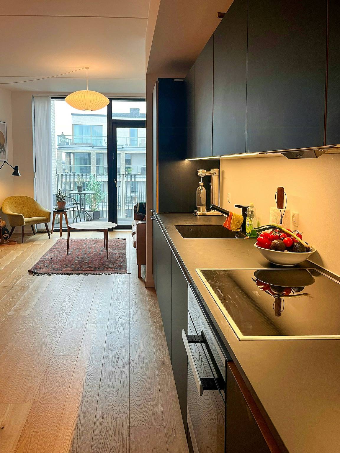 Appartement entier, Appartement en dernier étage avec deux balcons près de Vesterbro in Copenhague, Hovedstaden