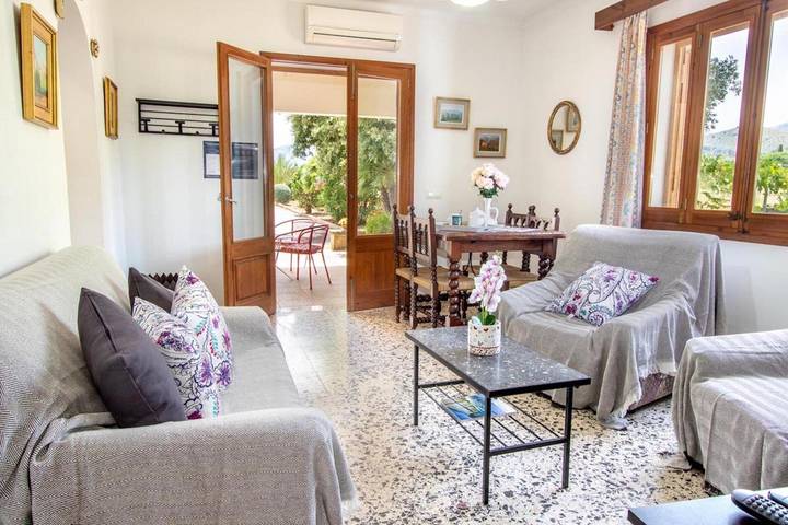 Ferienhaus "La Vinya Can Oliver" mit Bergblick, Pool & Garten in Port de Pollença, Pollença
