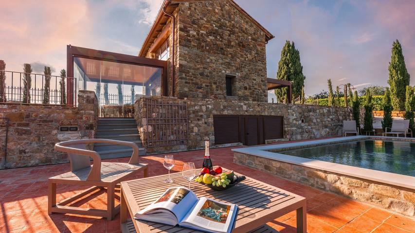 Cottage pour 4 personnes, avec jardin et terrasse dans Badia a Passignano