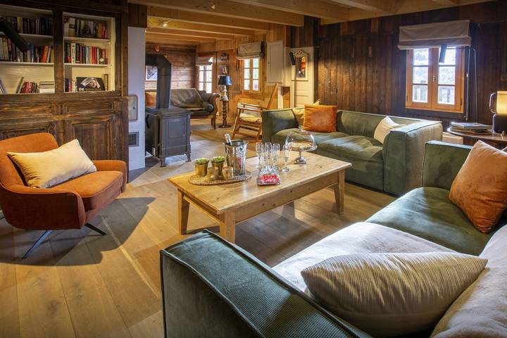 Chalet pour 7 personnes, avec sauna ainsi que jacuzzi et jardin, adapté aux familles à Manigod - 4