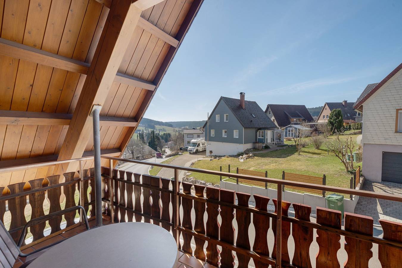 Ganze Wohnung, Haus Hölltalblick Ferienwohnung '30qm' mit Gemeinschaftsgarten, Balkon und Wi-Fi in Schönwald, Südschwarzwald