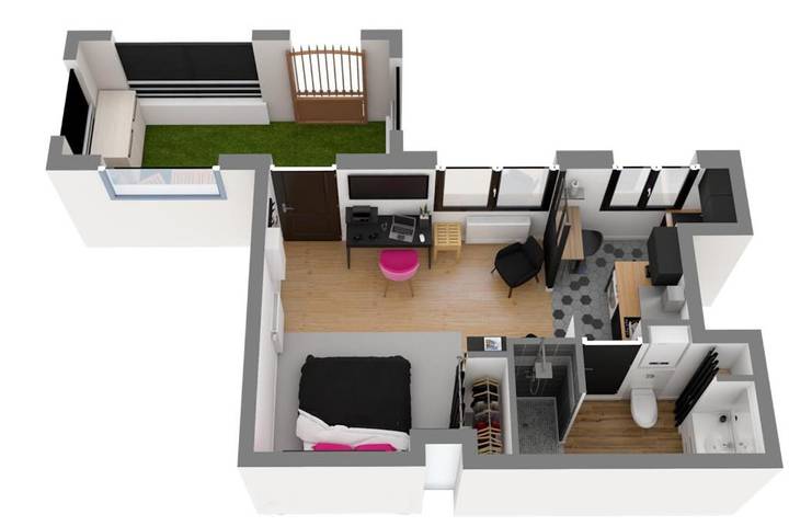 Gîte pour 2 personnes, avec terrasse à Chevilly-Larue - 4