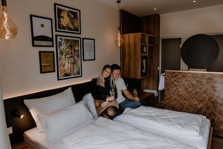 Hôtel pour 2 personnes, avec vue et jardin, adapté aux familles à Mommenheim - 4