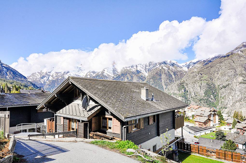 Apartamento vacacional entero, Chalet Dilaila Fewo unten in Grächen, Alpes del Valais