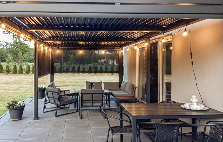 Ferienhaus für 6 Personen mit Terrasse in Nowe Warpno, Stettiner Haff