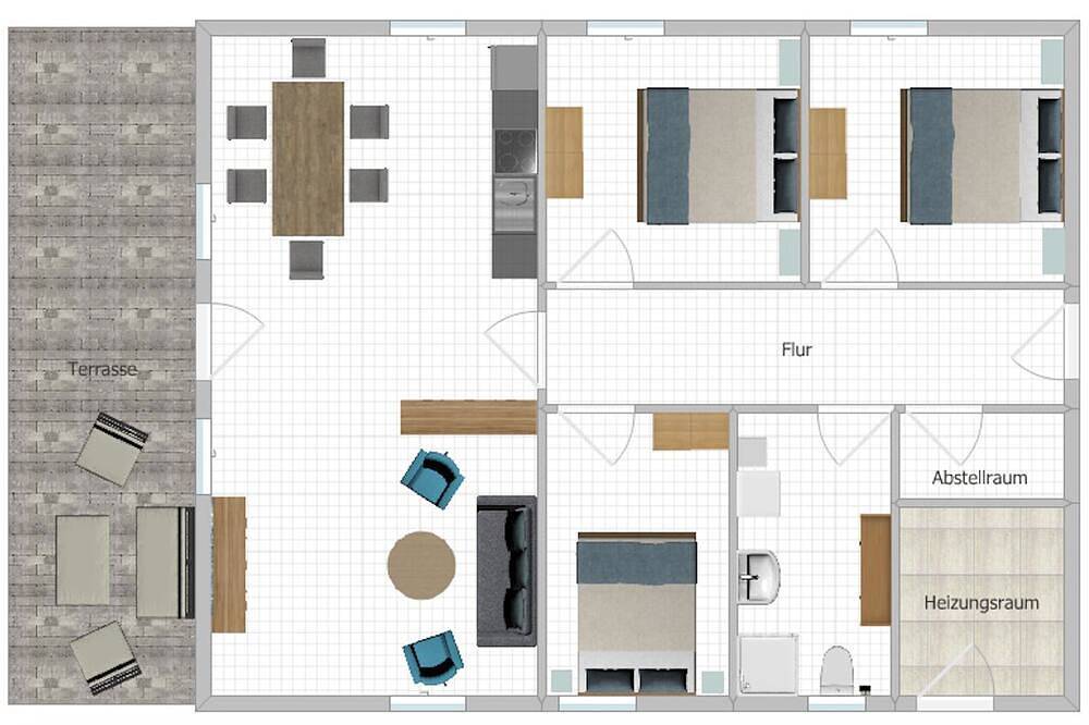 3 Bedroom Apartment in Lissendorf, foto 7