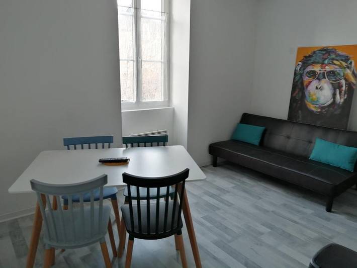 Appartement de vacances pour 3 personnes, avec jardin