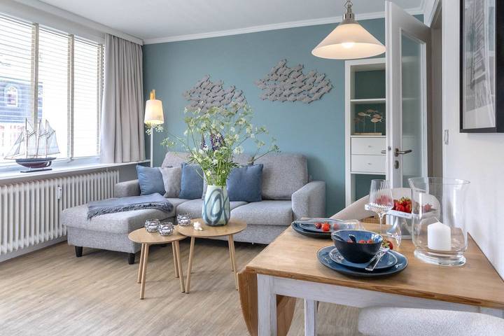 Ganze Wohnung, Haus Carmen Sylva am Strand, 2 Zimmerwhg. mit Meerblick in Westerland, Sylt (Gemeinde)