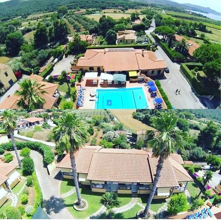 Location de vacances pour 4 personnes, avec Balcon et Terrasse ainsi que Jardin et Piscine à Magazzini