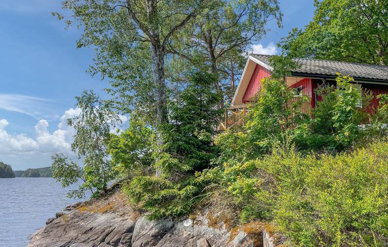 Ferienhaus für 3 Personen mit Terrasse in Borås, Västergötland