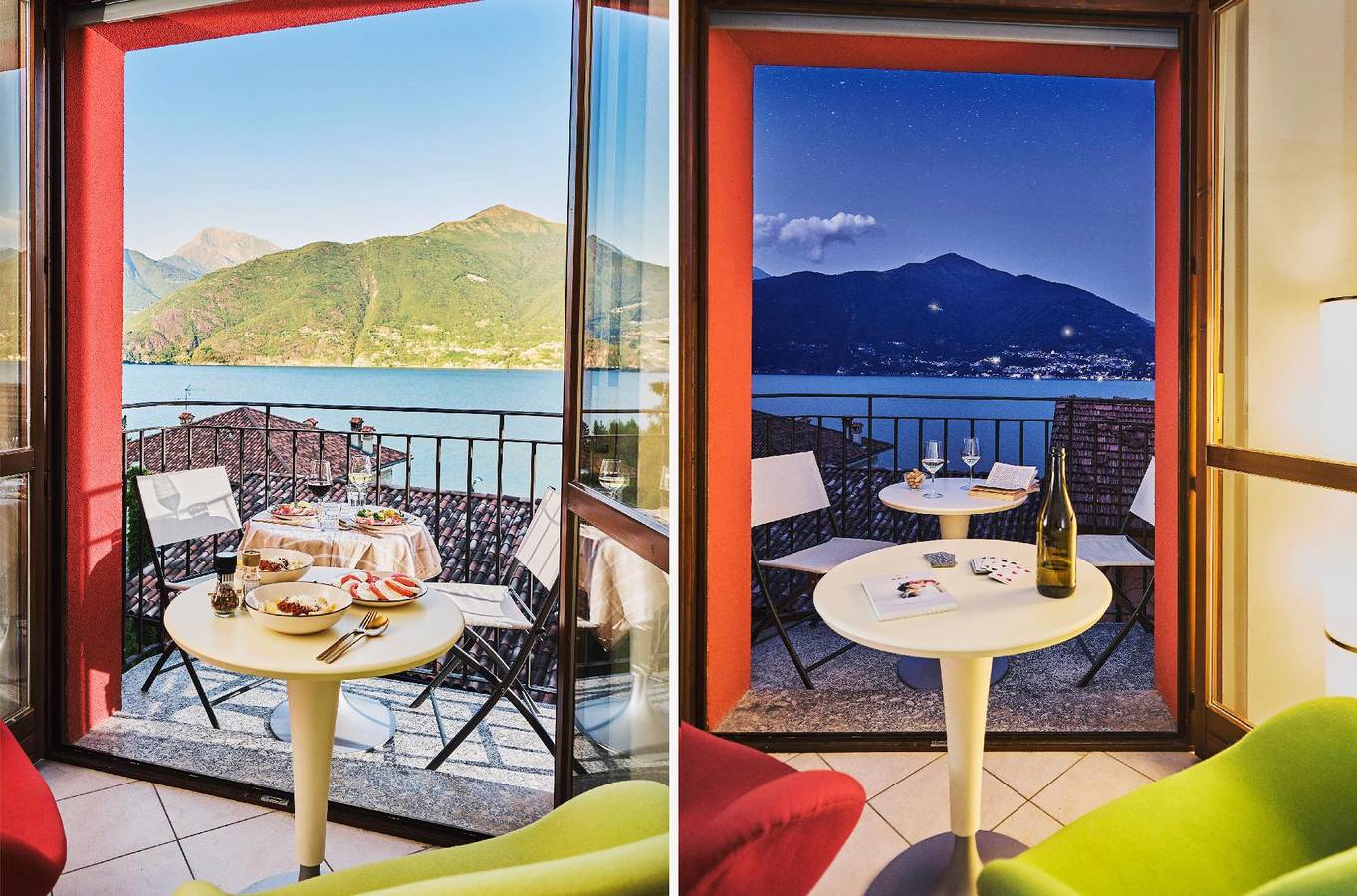 Ganze Ferienwohnung, Appartement "Comomeer" mit Aussicht auf das Wasser in Acquaseria, Comune di San Siro