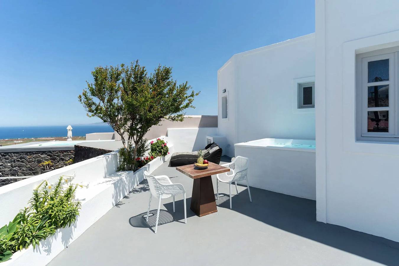 Luxury Santorini Villa | Superior Villa | Private Heated Plunge Pool | Sea View in Finikia, Santorin