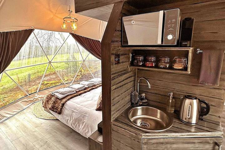 Ashdown Luxury Dome in Chiddingstone, Kent