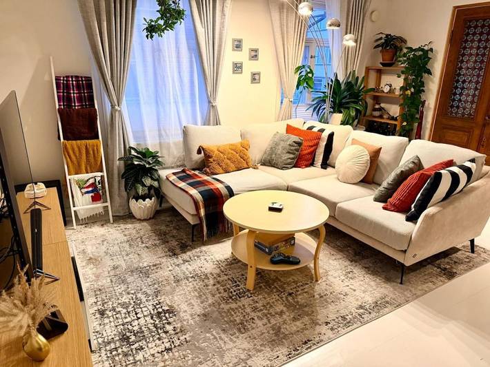 Appartement de vacances pour 7 personnes, avec terrasse et sauna