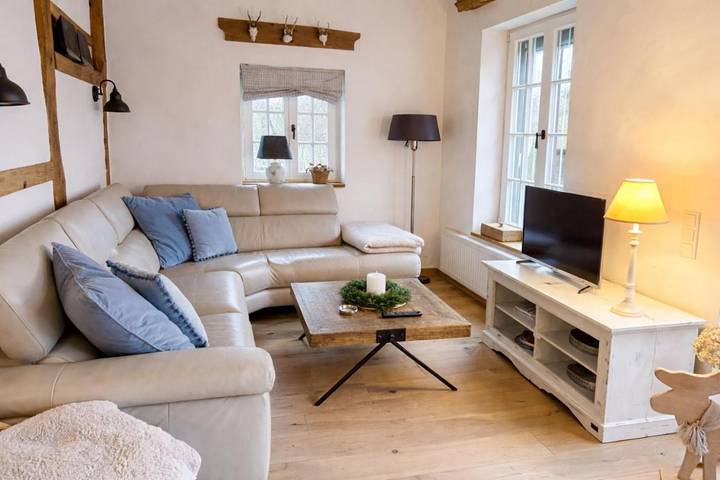 Ferienhaus für 3 Personen, mit Garten und Ausblick sowie Seeblick, mit Haustier im Münsterland - 3