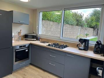 Gîte pour 4 personnes, avec jardin à Kerfot