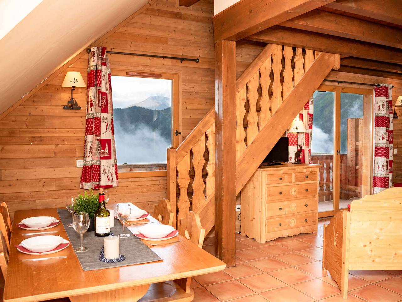 Ganzes Studio, 6-Personen-Duplex mit 2 Balkonen und Parkplatz in Pra Loup in Pra-Loup, Uvernet-Fours