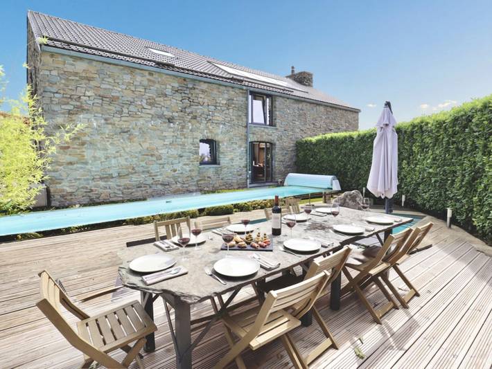 Superb gite with outdoor pool in Stoumont in Stoumont, Liège region