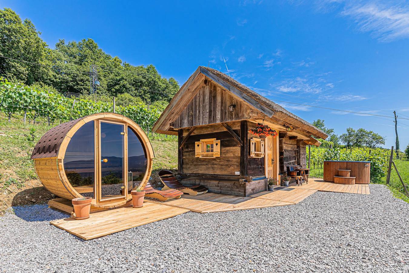 Vineyard Cottage Paradiž in Neustadtl, Slowenien